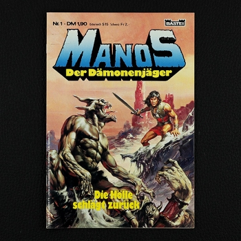 Manos - Der Dämonenjäger Nr. 1 Bastei Comic