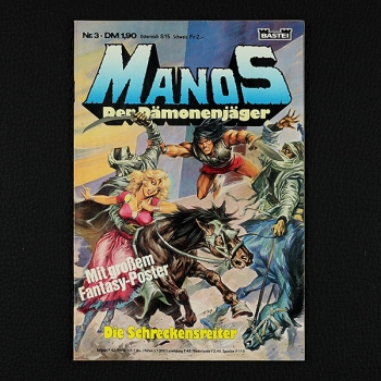 Manos - Der Dämonenjäger Nr. 3 Bastei Comic