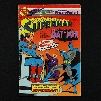 Superman Comic Nr. 7  / 1977 Comic Ehapa