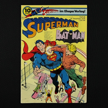 Superman Comic Nr. 26  / 1976 Comic Ehapa