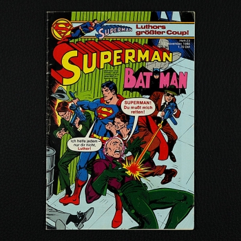 Superman Comic Nr. 23  / 1980 Comic Ehapa