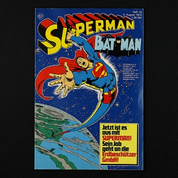 Superman Nr. 16 / 1974 Ehapa Comic