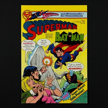 Superman Nr. 4 / 1982 Ehapa Comic