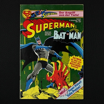Superman Nr. 25 / 1981 Ehapa Comic
