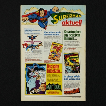 Superman Nr. 22 / 1981 Ehapa Comic