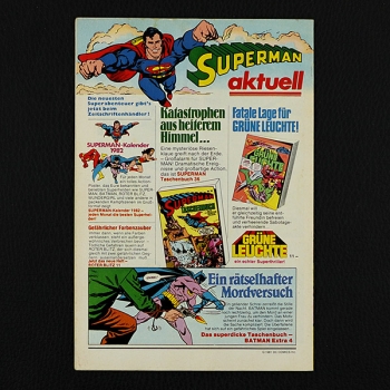 Superman Nr. 21 / 1981 Ehapa Comic