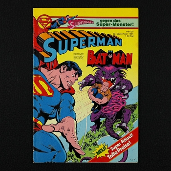 Superman Nr. 20 / 1981 Ehapa Comic