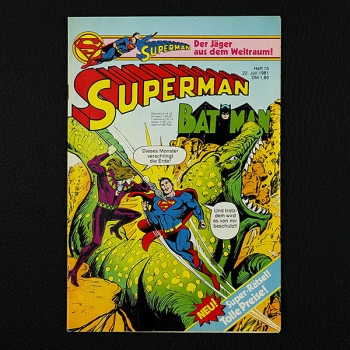 Superman Nr. 15 / 1981 Ehapa Comic