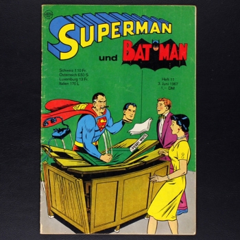 Superman Comic Nr. 11 1967 Comic Ehapa