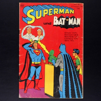 Superman Comic Nr. 16 1967 Comic Ehapa