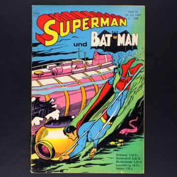 Superman Comic Nr. 15 1967 Comic Ehapa