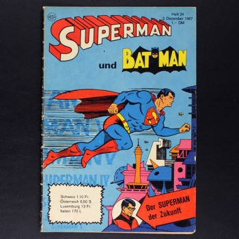 Superman Comic Nr. 24 1967 Comic Ehapa