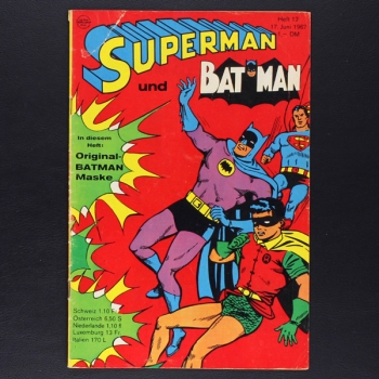 Superman Comic Nr. 12 1967 Comic Ehapa