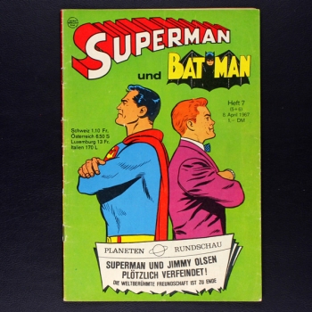 Superman Comic Nr. 7 1967 Comic Ehapa