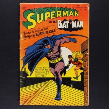 Superman Comic Nr. 19 1967 Comic Ehapa