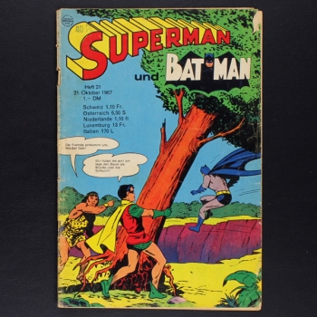 Superman Comic Nr. 21 1967 Comic Ehapa
