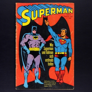 Superman Comic Nr. 2 1967 Comic Ehapa