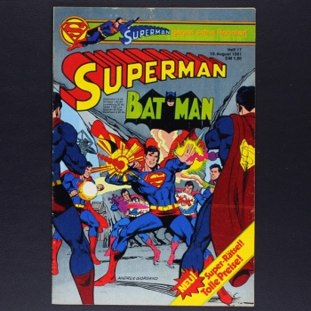Superman Comic Nr. 17 1981 Comic Ehapa