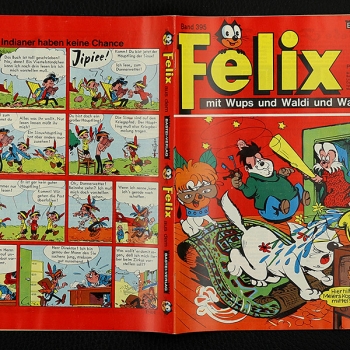 Felix mit Wups und Waldi und Wastl Nr. 395 Bastei Comic