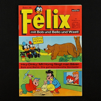 Felix mit Bob und Bello und Wastl Nr. 341 Bastei Comic