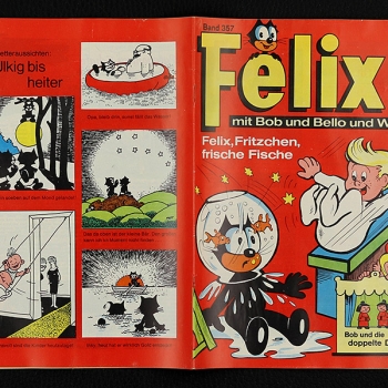 Felix mit Bob und Bello und Wastl Nr. 357 Bastei Comic