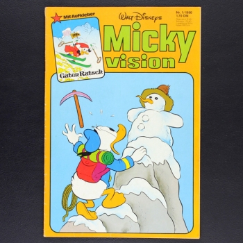 Micky Vision Nr. 1 / 1980 Comic Ehapa