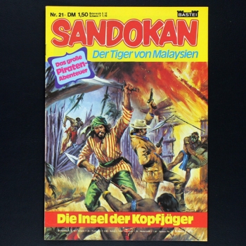 Sandokan  Nr. 21 Bastei Comic