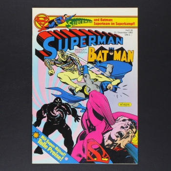 Superman Nr. 26 Jg. 1983 Comic Ehapa