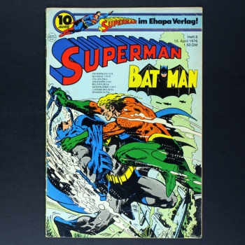 Superman Comic Nr. 8 1976 Comic Ehapa