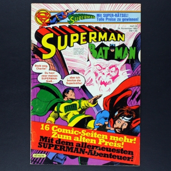 Superman Comic Nr. 24 1982 Comic Ehapa