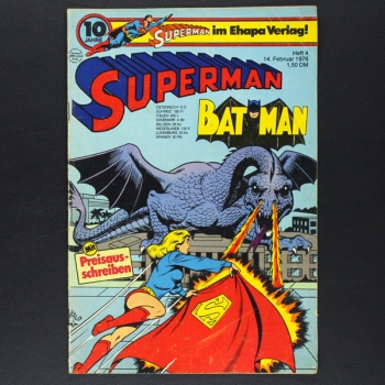 Superman Comic Nr. 4 1976 Comic Ehapa