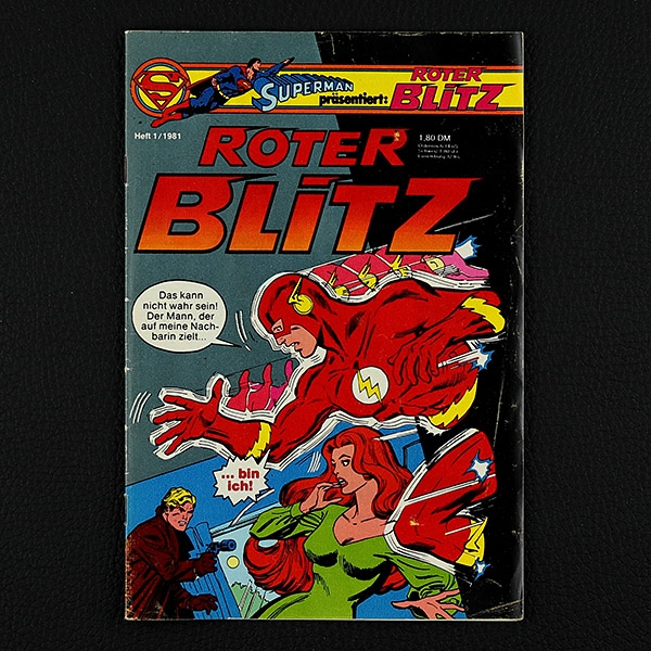 Roter Blitz Nr. 1  / 1981 Comic Ehapa