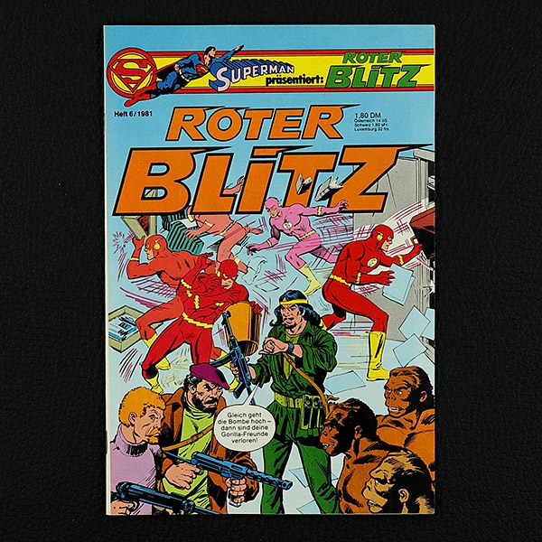 Roter Blitz Nr. 6  / 1981 Comic Ehapa