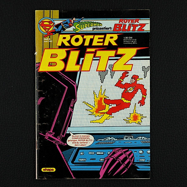 Roter Blitz Nr. 6  / 1982 Comic Ehapa