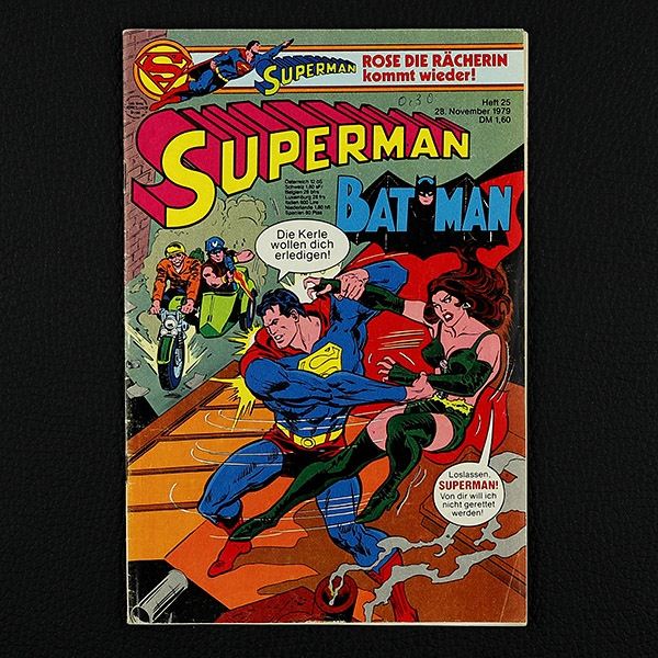 Superman Comic Nr. 25  / 1979 Comic Ehapa