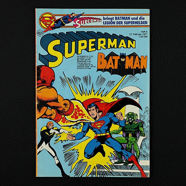 Superman Comic Nr. 4  / 1977 Comic Ehapa