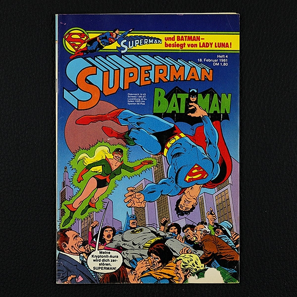 Superman Comic Nr. 4  / 1981 Comic Ehapa