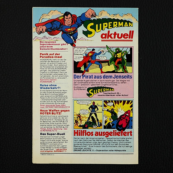 Superman Nr. 23 / 1980 Comic Ehapa