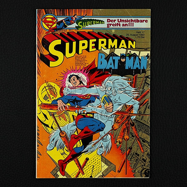 Superman Comic Nr. 17  / 1980 Comic Ehapa