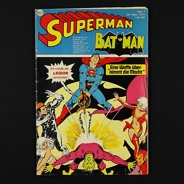 Superman Nr. 7 / 1975 Ehapa Comic