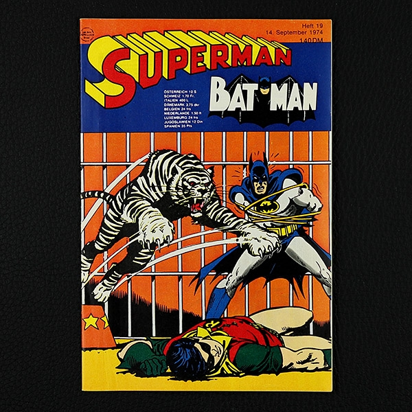 Superman Nr. 19 / 1974 Ehapa Comic