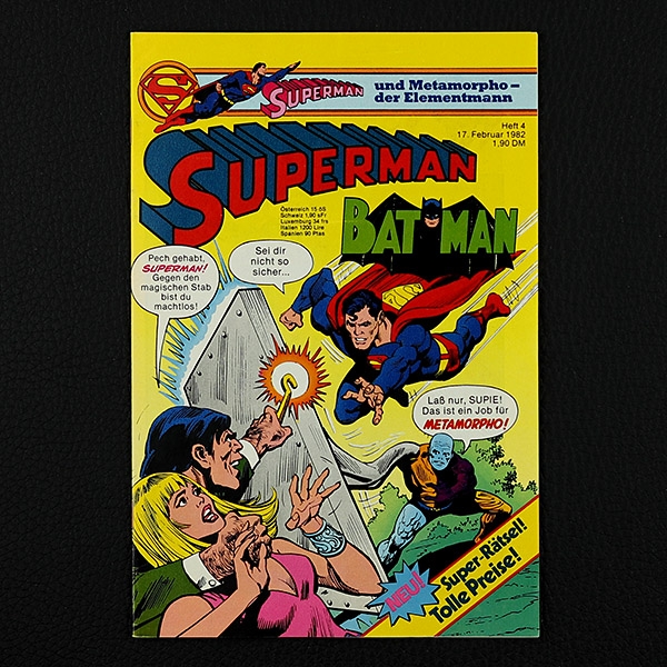 Superman Nr. 4 / 1982 Ehapa Comic