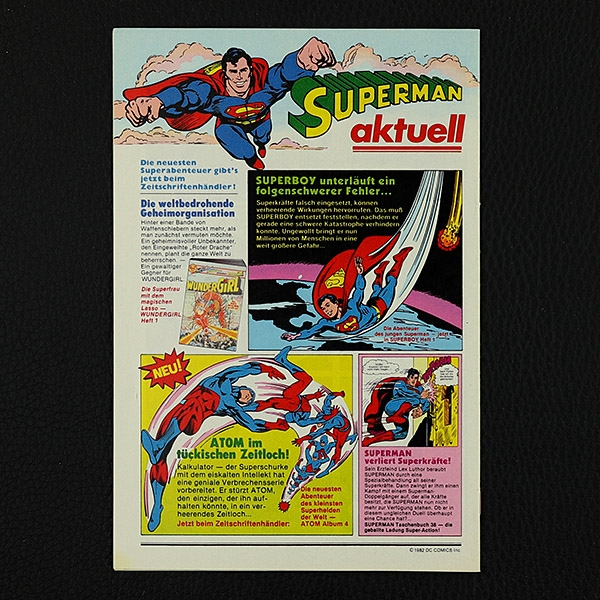 Superman Nr. 2 / 1982 Ehapa Comic