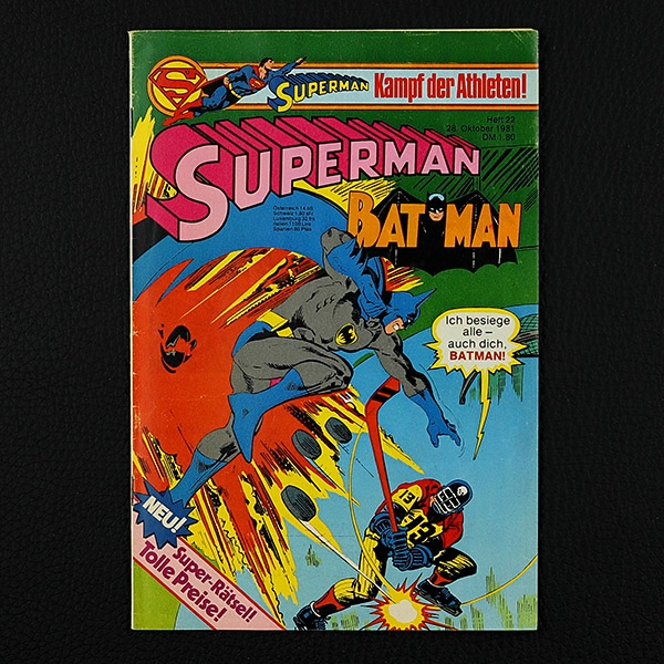 Superman Nr. 22 / 1981 Ehapa Comic