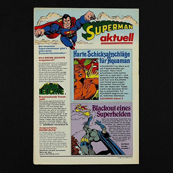 Superman Nr. 15 / 1981 Ehapa Comic