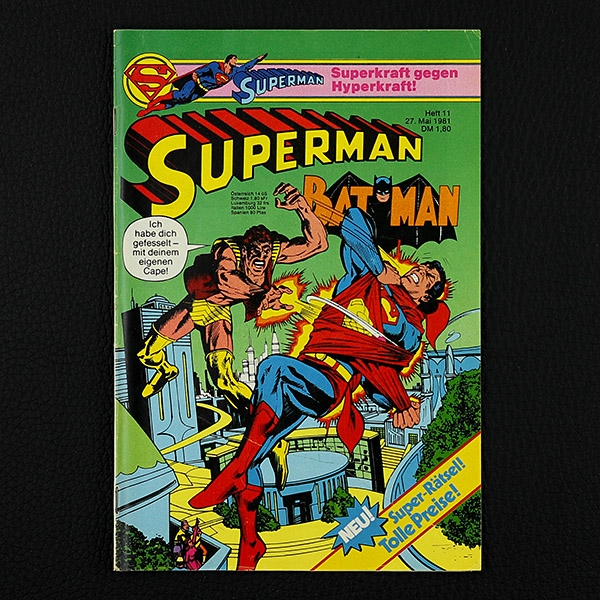 Superman Nr. 11 / 1981 Ehapa Comic