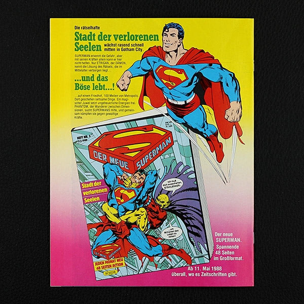 Der neue Superman Nr. 4 / 1988 Ehapa Comic