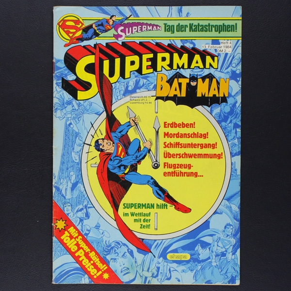 Superman Comic Nr. 4 1984 Comic Ehapa