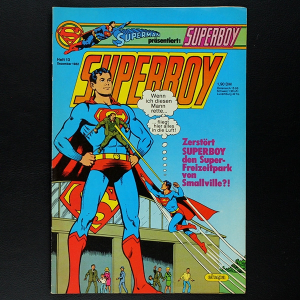 Superboy Nr. 13 1982 Comic Ehapa