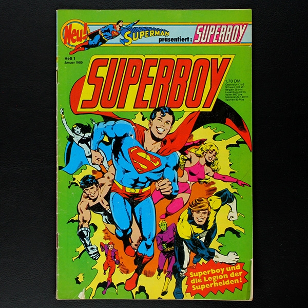 Superboy Nr. 1 1980 Comic Ehapa